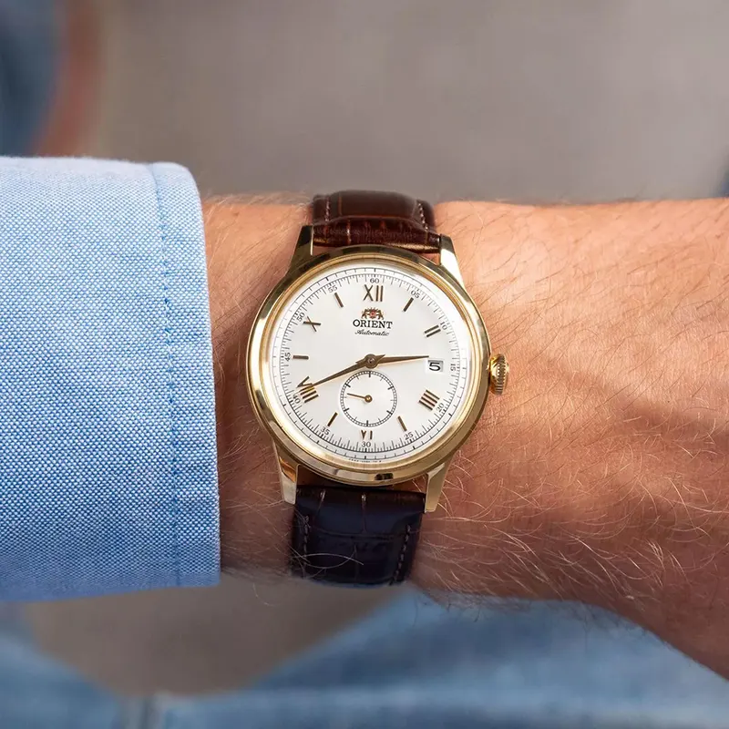 Orient Bambino Version II Small Seconds Leather Men's Watch- RA-AP0106S